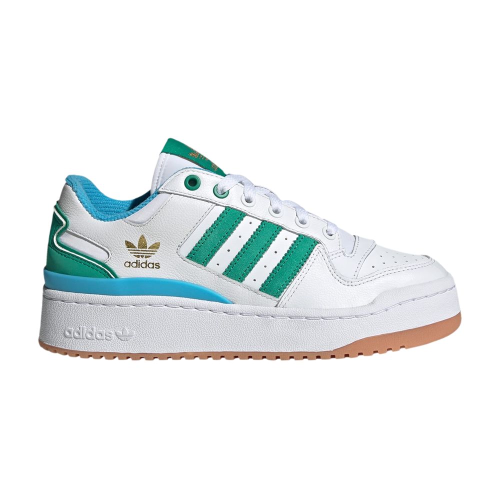 Pre-owned Adidas Originals Adidas Wmns Forum Bold 'white Green Sky Rush Gum' | Women's Size 8.5