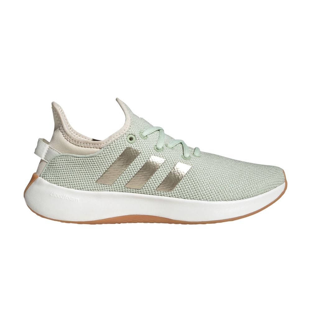 Pre-owned Adidas Originals Adidas Wmns Cloudfoam Pure 'linen Green Gum' | Women's Size 10