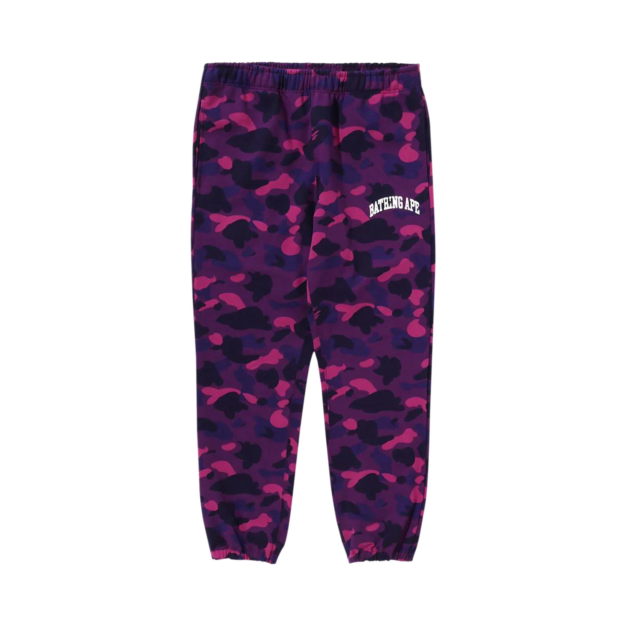 Pre-owned Bape Color Camo Sweatpants 'purple' | Men's Size M