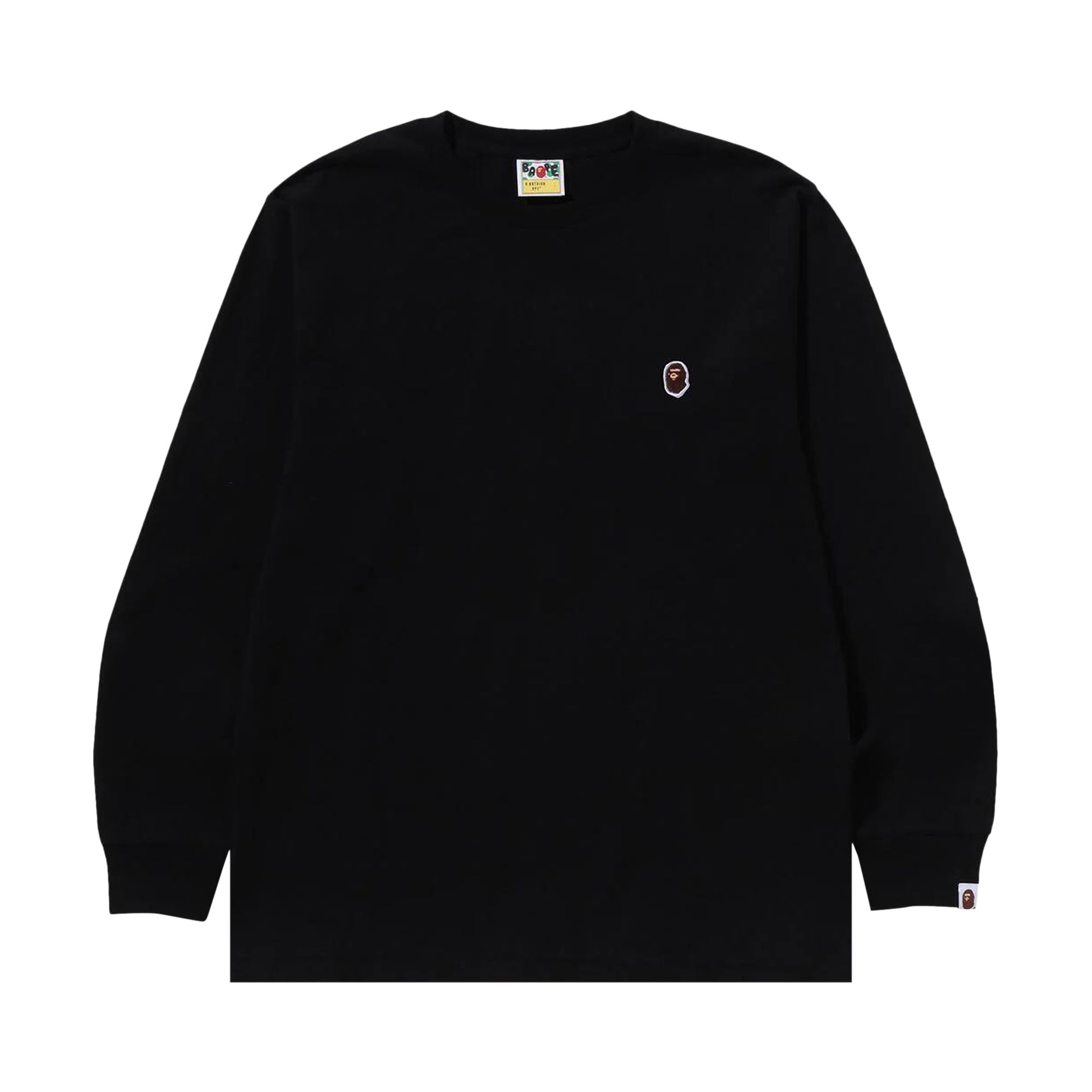 Pre-owned Bape One Point Long-sleeve Tee 'black' | Men's Size Xl