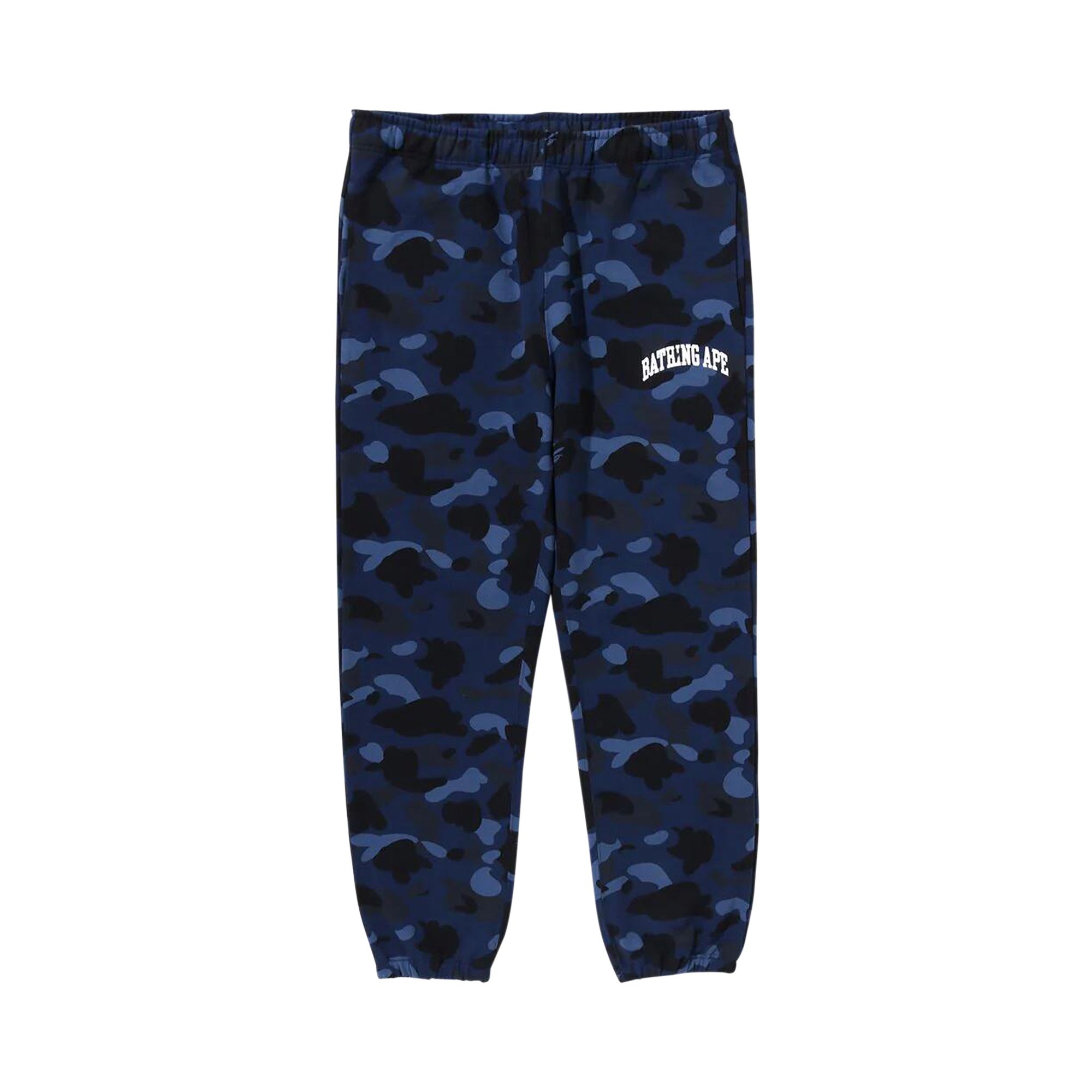 Pre-owned Bape Color Camo Sweatpants 'navy' | Blue | Men's Size M