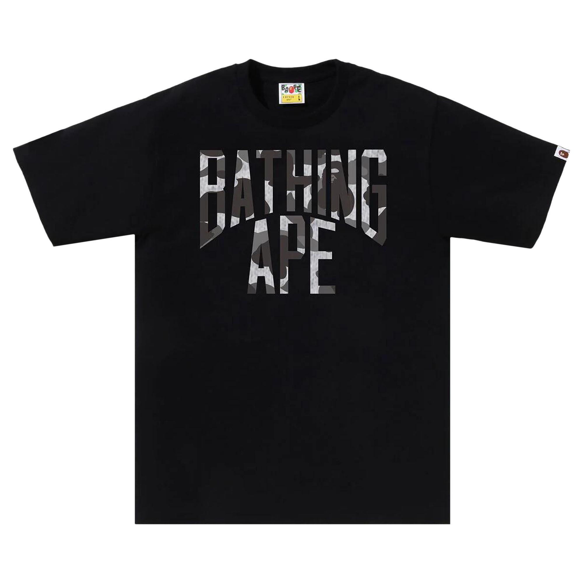 Click to view more detailed imagery on our partner's website Pre-owned Bape Camo Nyc Logo Tee 'black' | Men's Size L