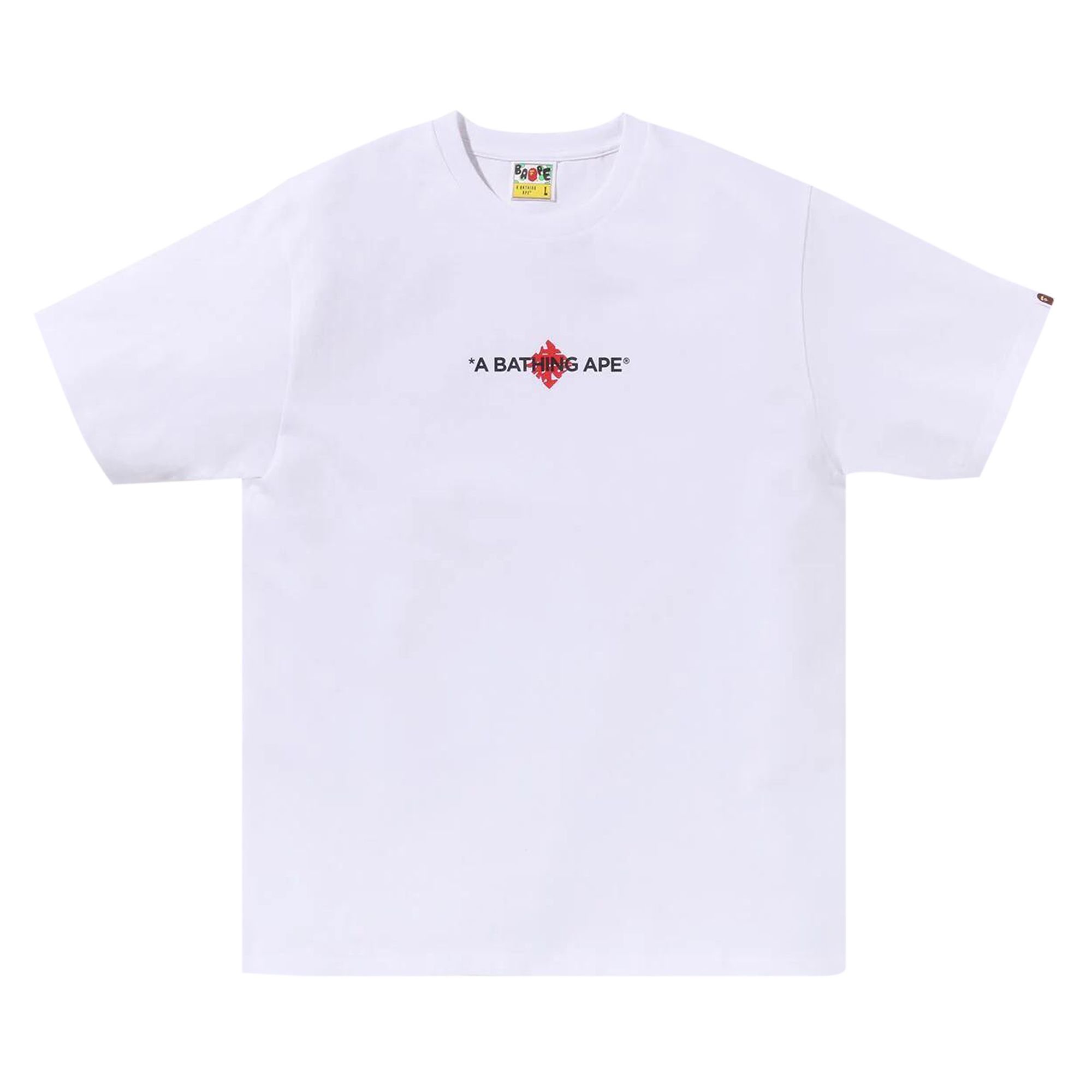 Pre-owned Bape Japanese Fan Tee 'white' | Men's Size Xxl