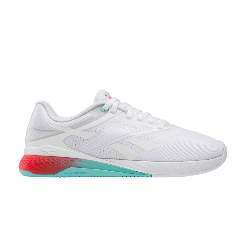 Reebok Wmns Nano X5 'White Aqua Energy Red' | Women's Size 9 - 100238428
