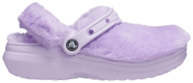 Crocs Wmns Classic Lined Clog Fur Sure   Lavender