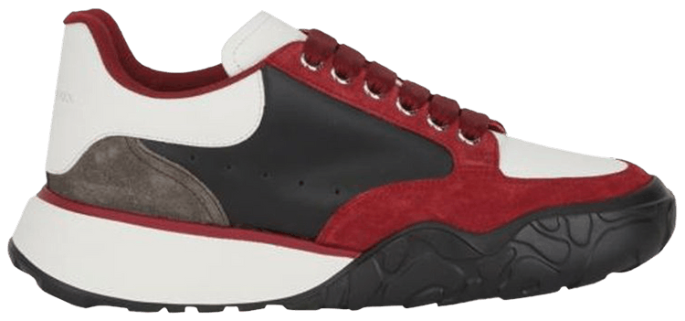 Alexander McQueen Court Trainer Red Black Grey