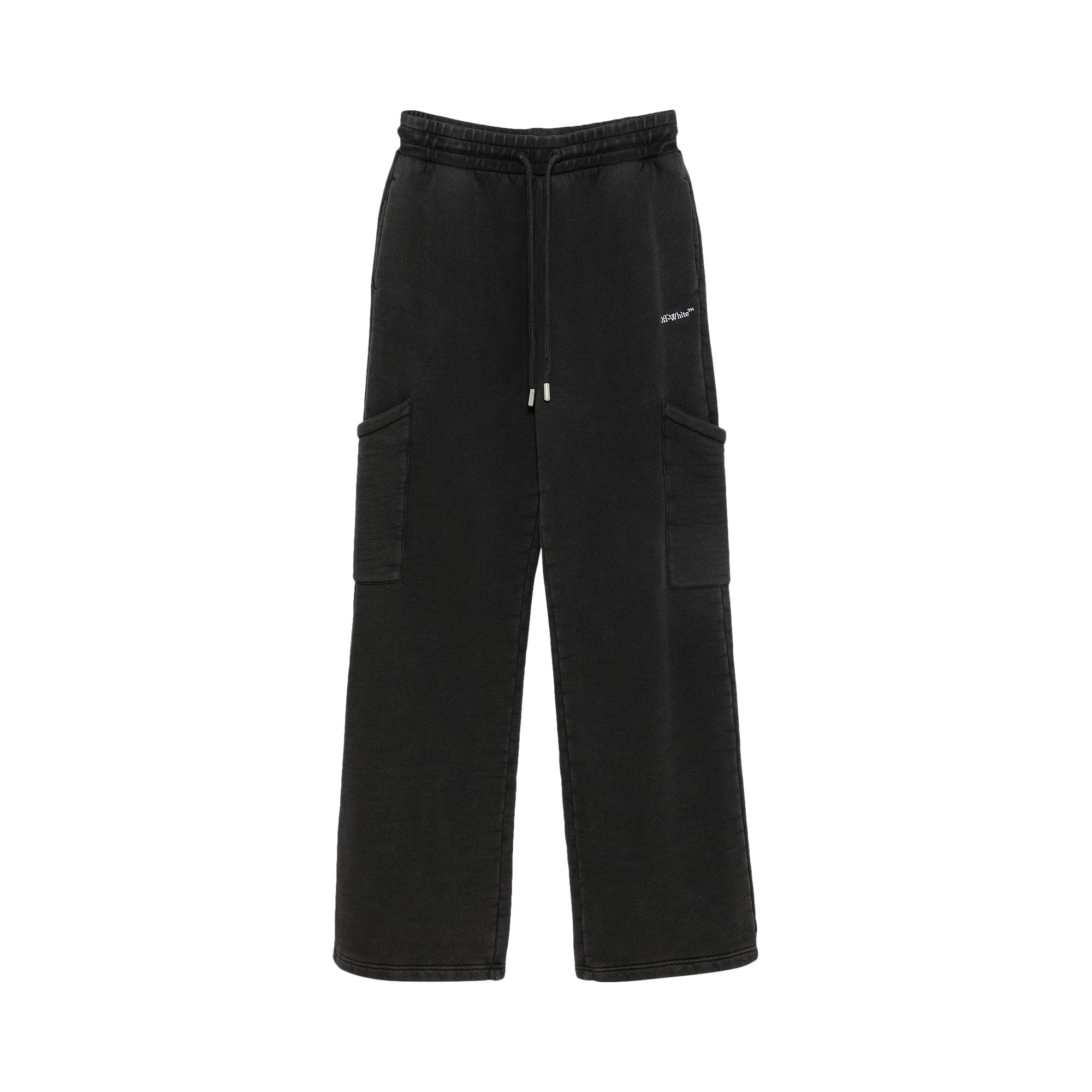 Pre-owned Off-white Bookish Cargo Sweatpant 'black/white' | Grey | Women's Size Xs