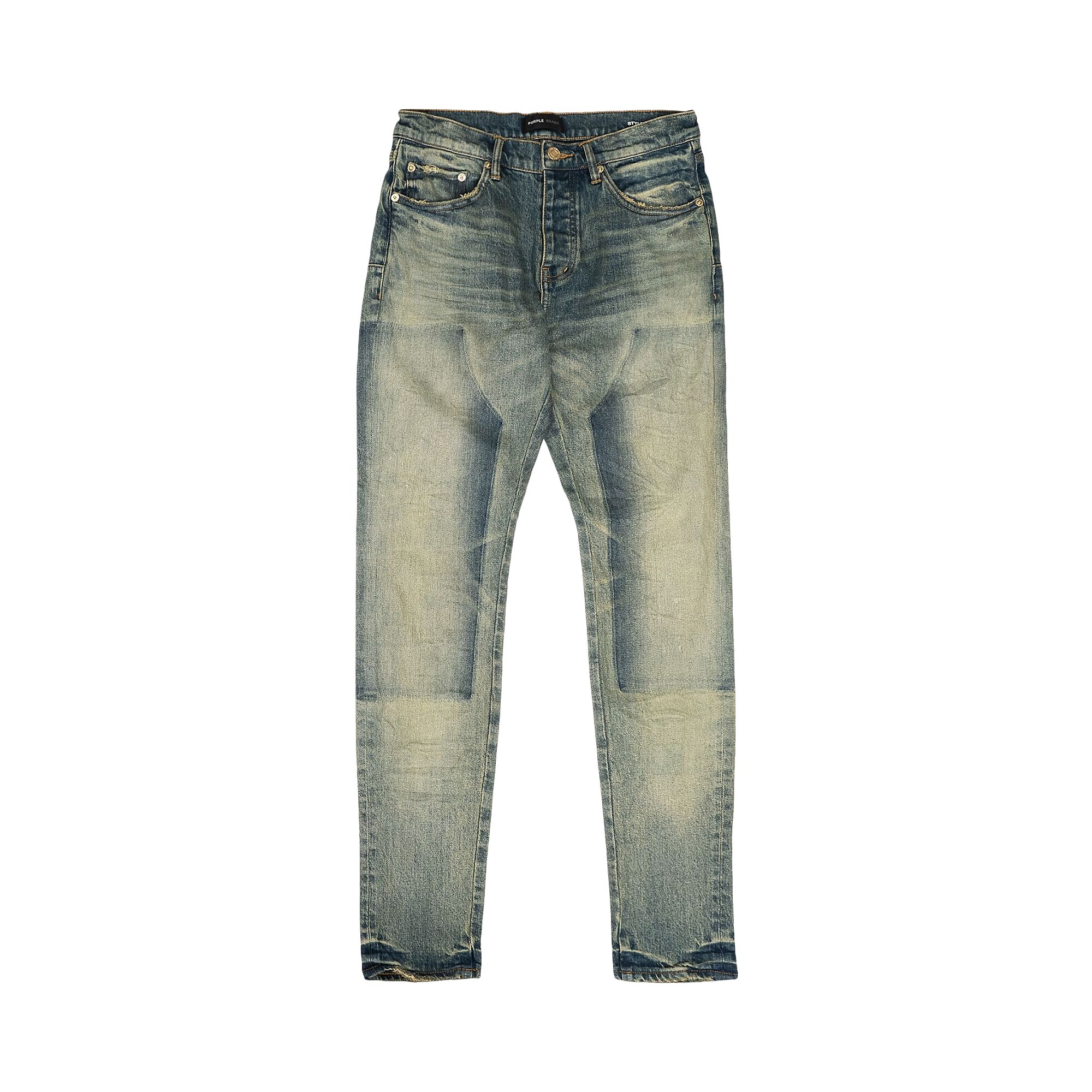 Pre-owned Purple Brand Camden Shadow Jeans 'mid Indigo' | Blue | Men's Size 30