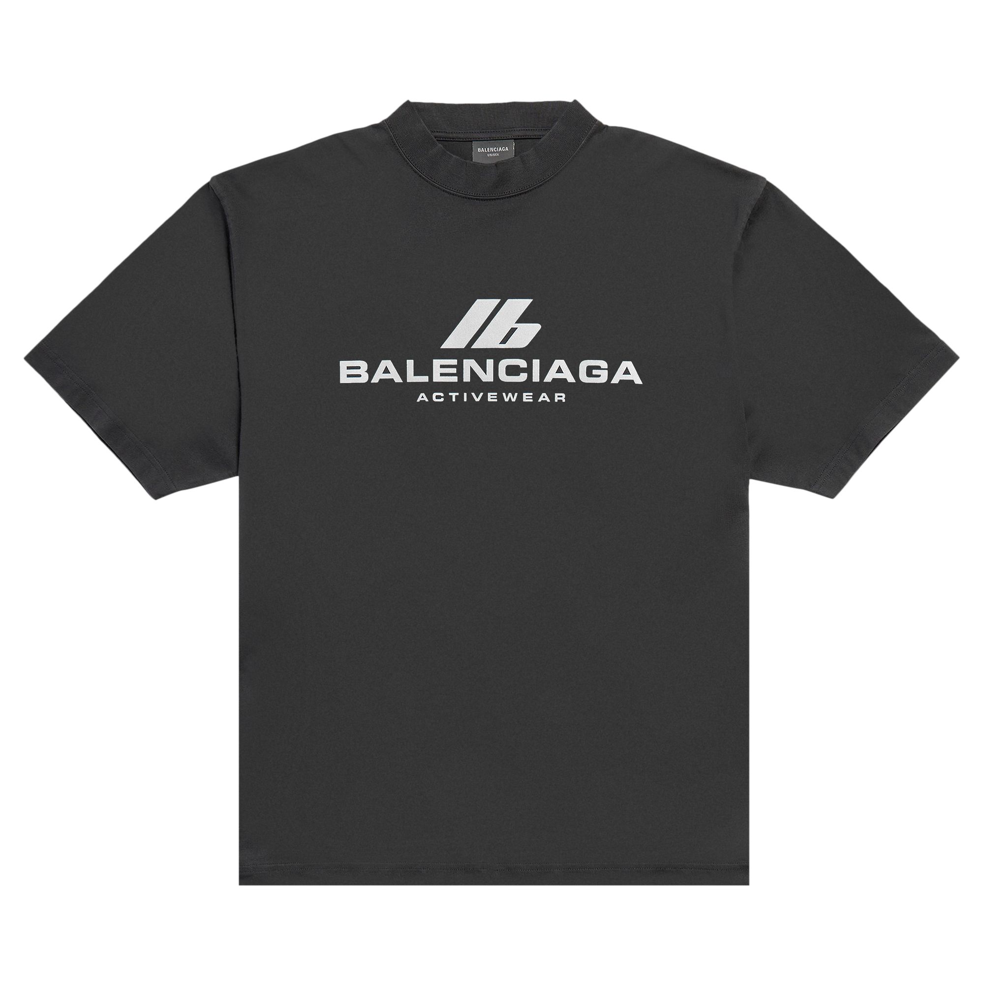 Pre-owned Balenciaga Activewear T-shirt 'faded Black' | Men's Size Xs