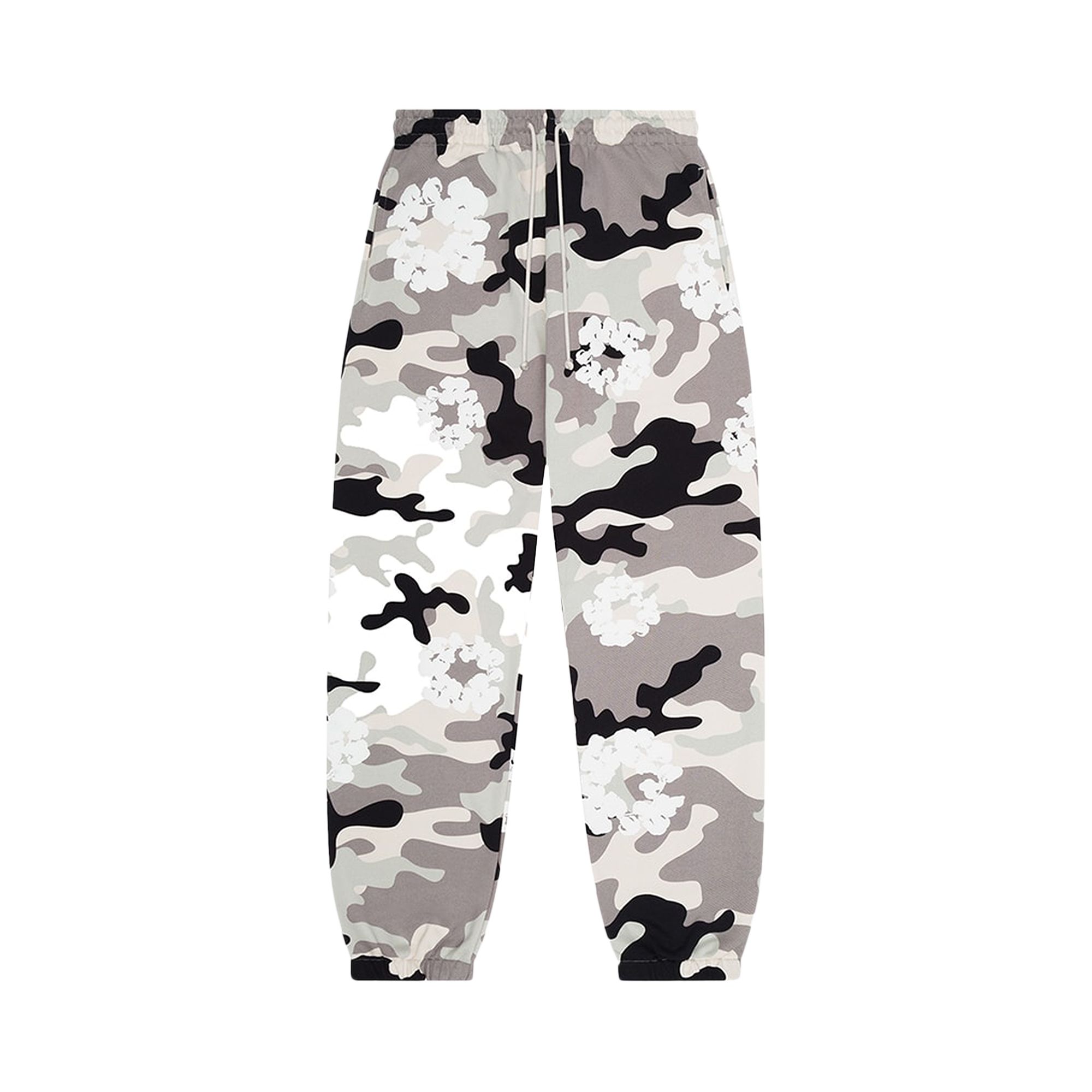 Pre-owned Denim Tears The Wreath Sweatpant 'white Camo' | Men's Size Xxl