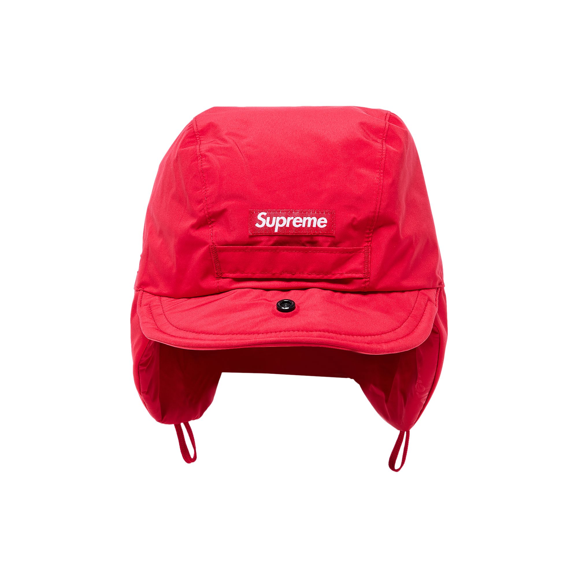 Pre-owned Supreme Gore-tex Ear Flap Camp Cap 'red' | Men's Size M/l