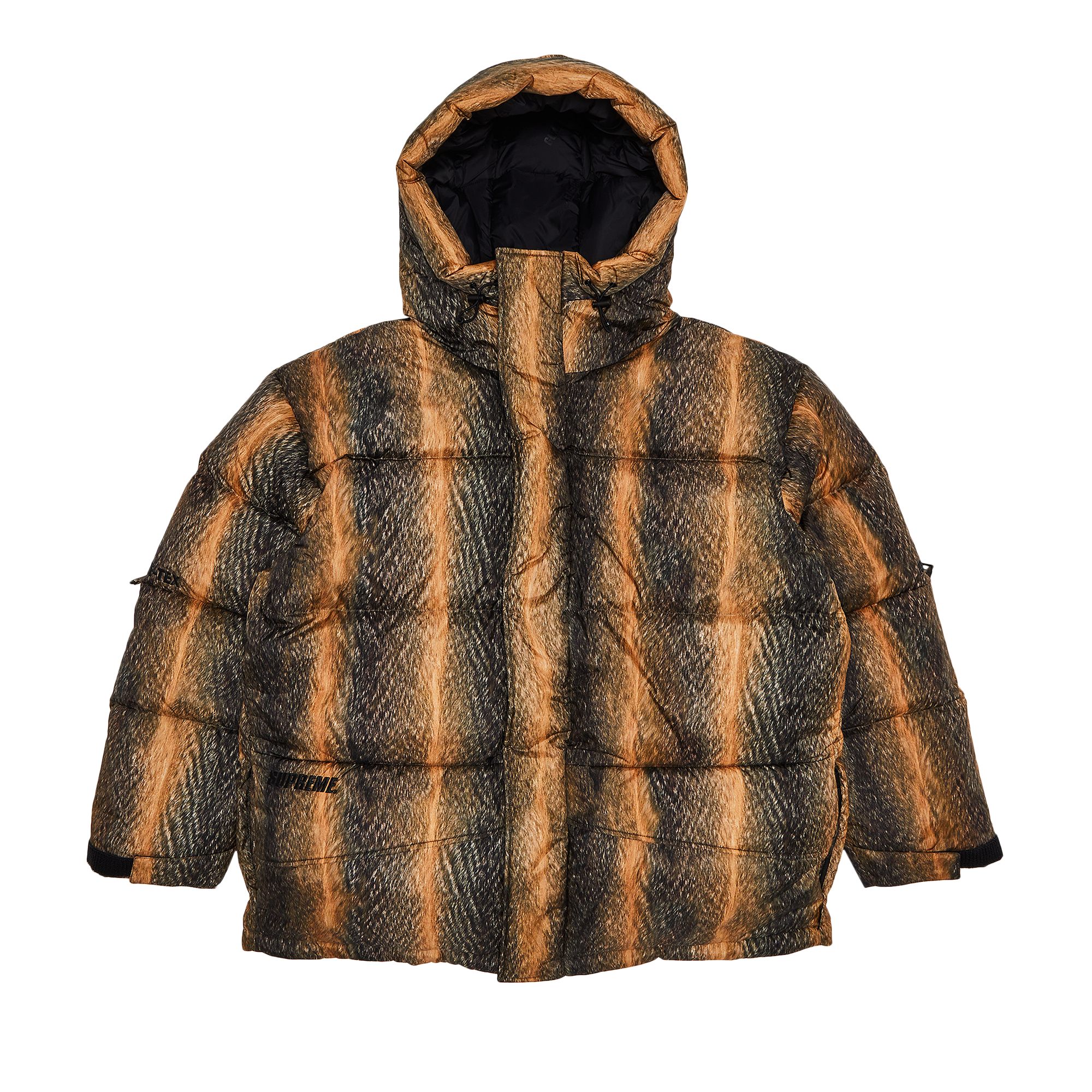 Pre-owned Supreme Gore-tex 900-fill Down Parka 'fur Print' | Tan | Men's Size Xl