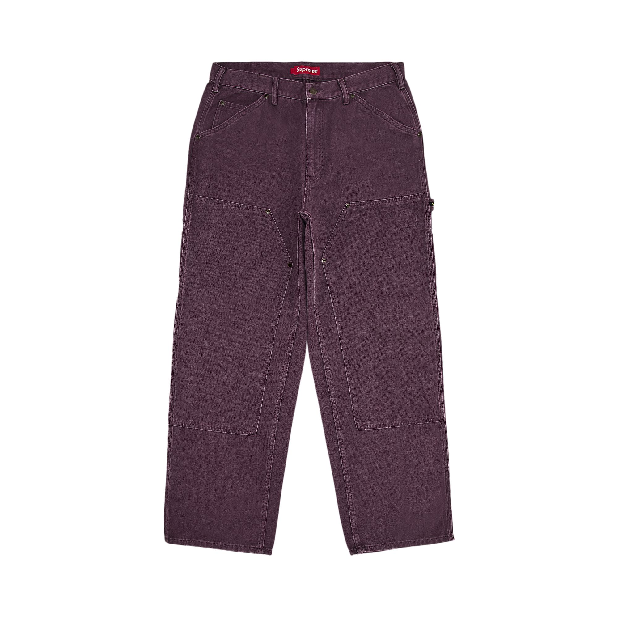 Pre-owned Supreme Double Knee Painter Pant 'dusty Purple' | Men's Size 36