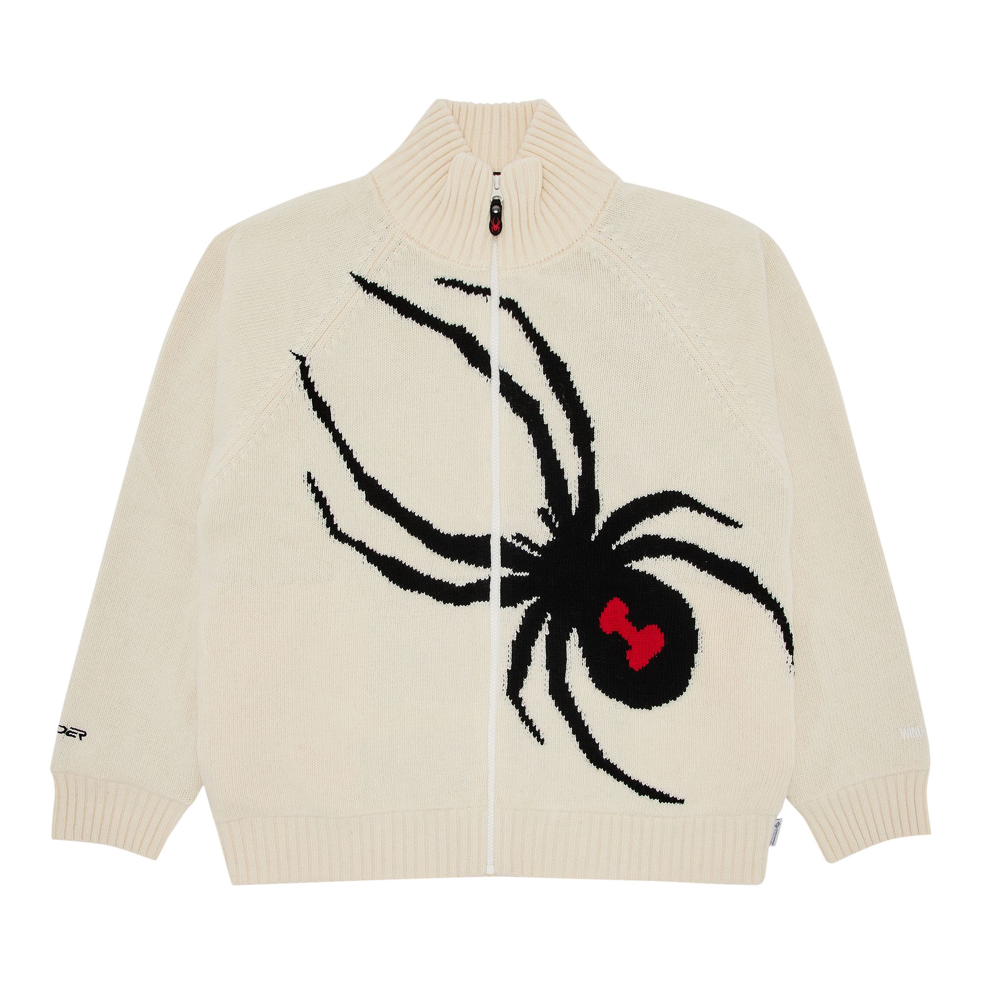 Pre-owned Supreme X Spyder Windstopper Zip Up Sweater 'stone' | Cream | Men's Size L