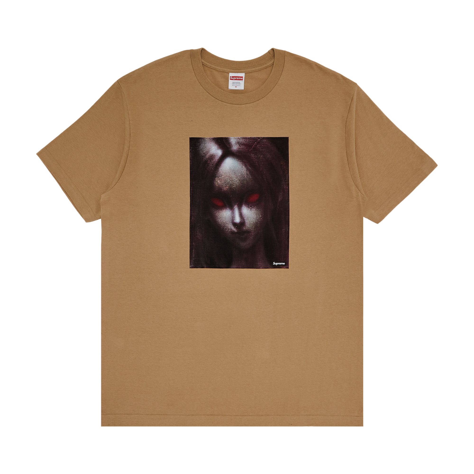 Pre-owned Supreme Red Eyes Tee 'khaki' | Tan | Men's Size L In Brown