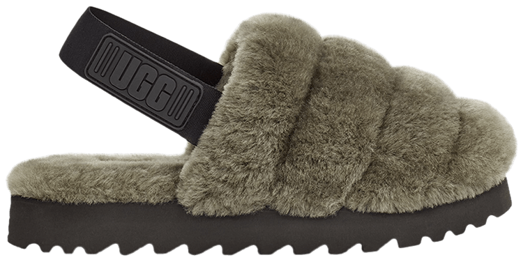 Buy UGG Wmns Super Fluff Slipper 'Burnt Olive' - 1121751