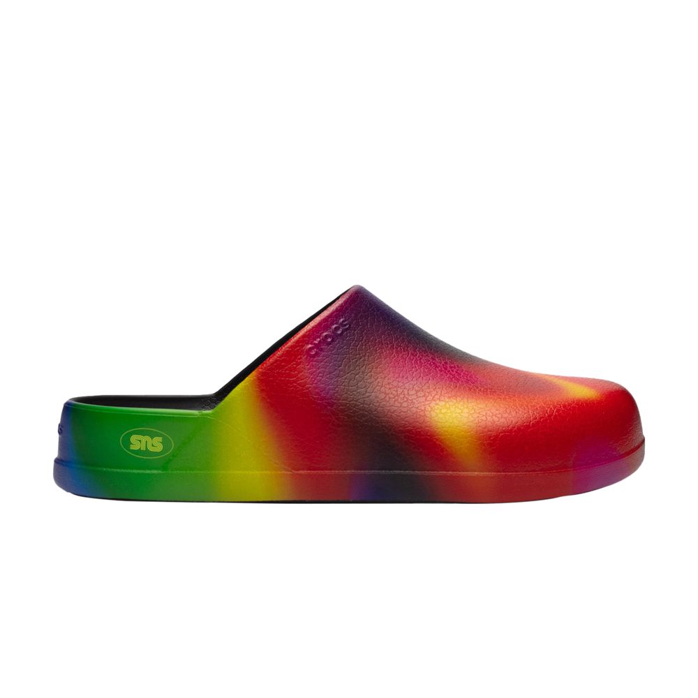 Pre-owned Crocs Sneakersnstuff X Dylan Clog 'swedish Heat' | Multi-color | Men's Size 11