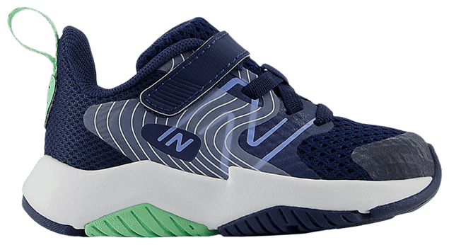 New Balance Rave Run v2 Bungee Lace Top Strap Toddler Navy Sweetgrass