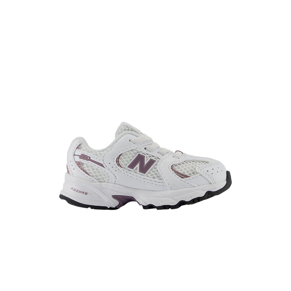 Pre-owned New Balance 530 Bungee Toddler 'white Dark Ice Wine' | Infant Size 8.5