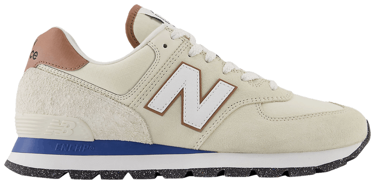 New Balance 574 Rugged White Brown
