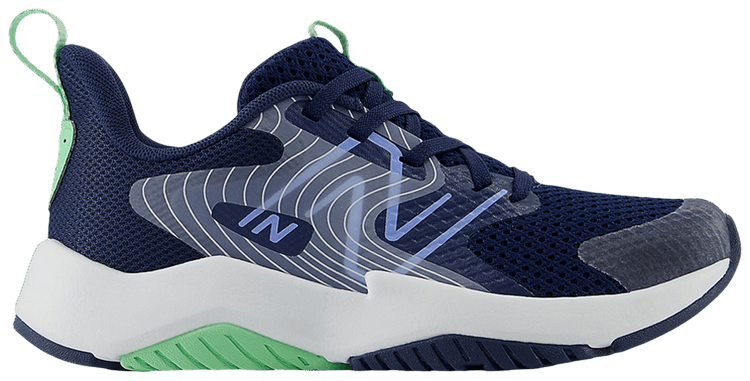 New Balance Rave Run v2 Little Kid Navy Sweetgrass