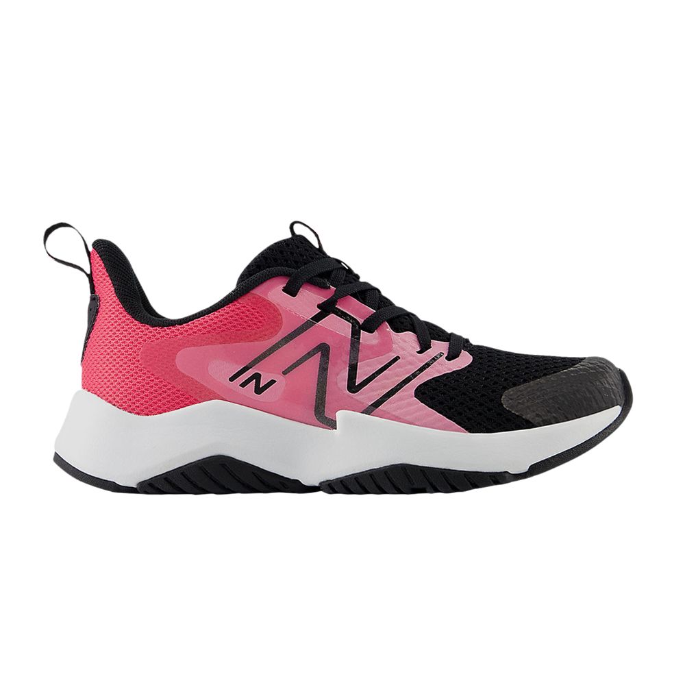 Pre-owned New Balance Rave Run V2 Little Kid 'signal Pink Black' | Kid's Size 2