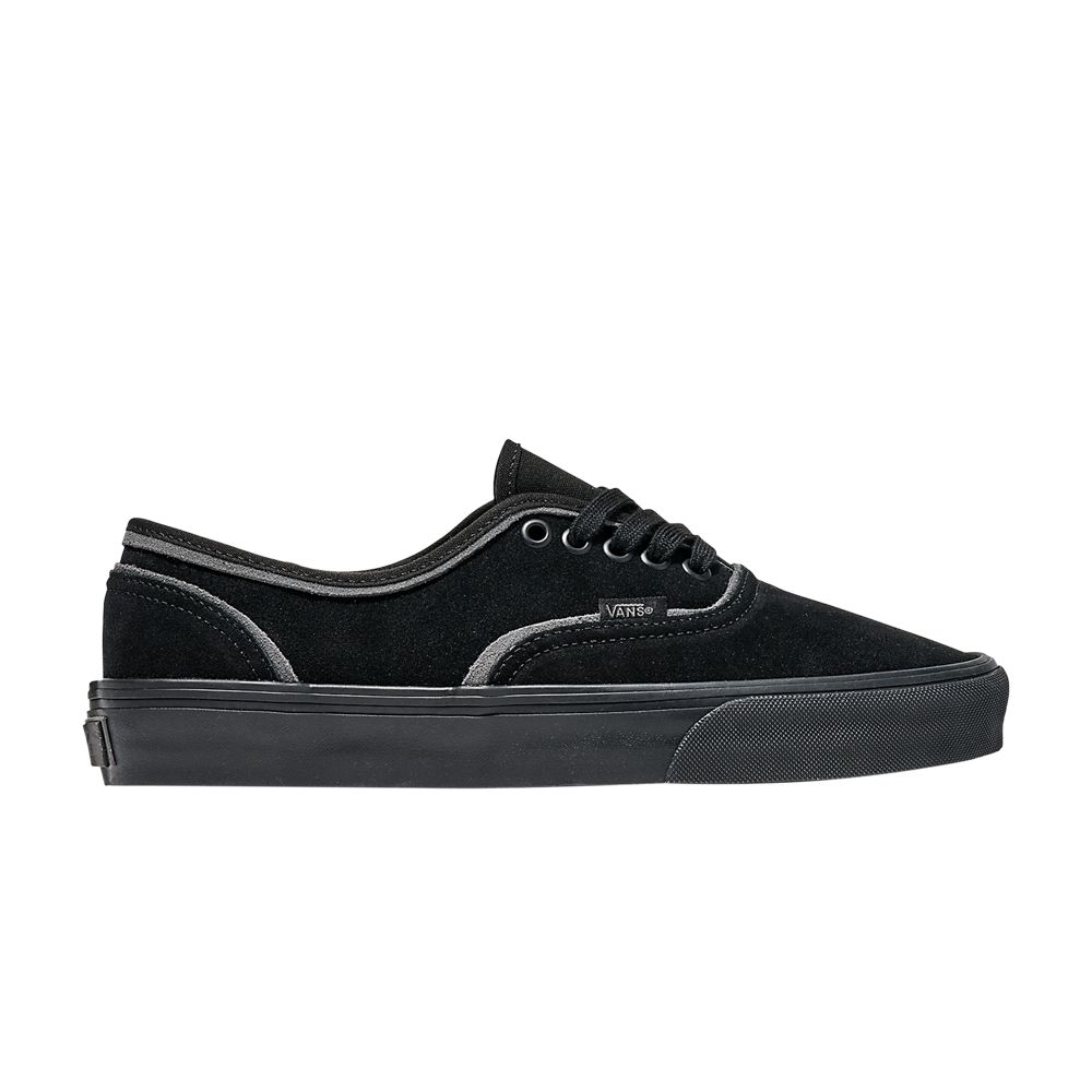 Vans Authentic Suede 'Black Grey Silver Seams' | Men's Size 10.5 - VN000D6DDE2