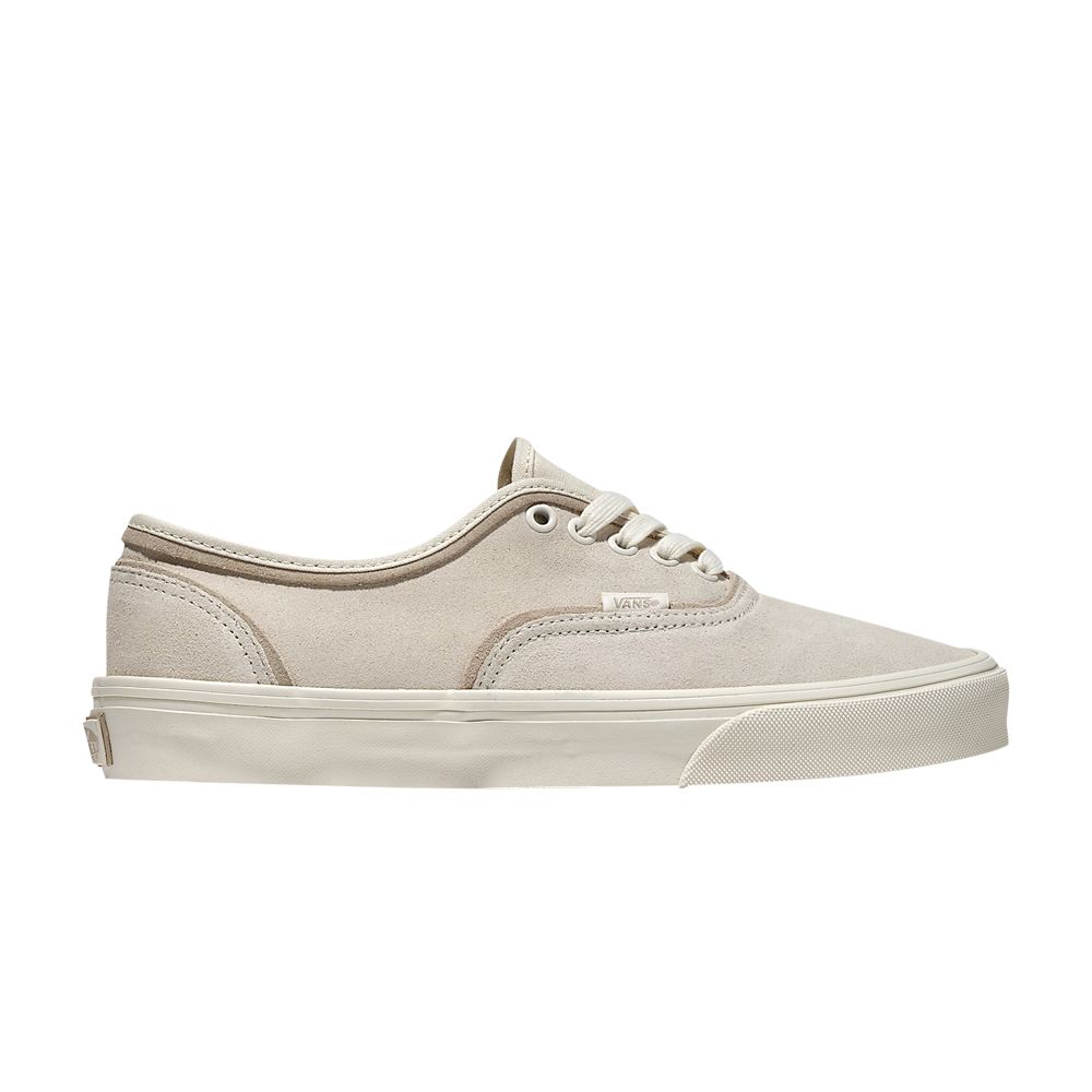 Vans Authentic Suede 'Off White Silver Seams' | Cream | Men's Size 6.5 - VN000D6DWWW