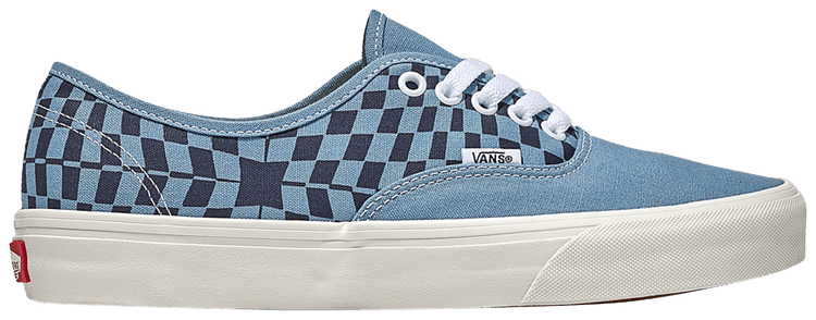 Vans Authentic Color Theory   Warp Check Blue