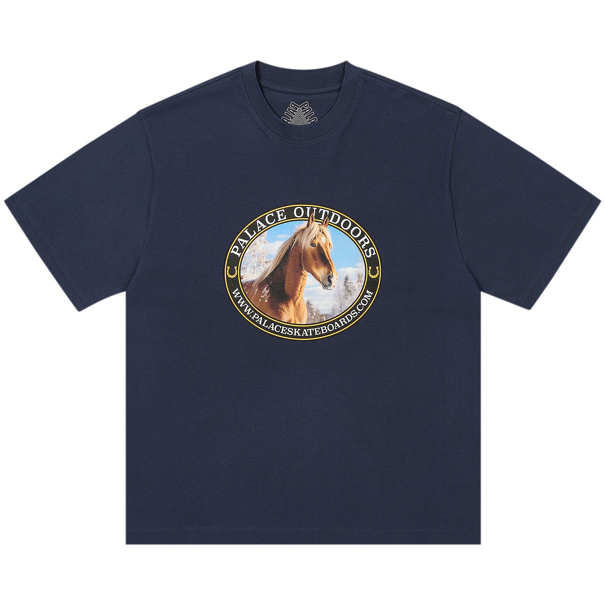 Pre-owned Palace Equestrian T-shirt 'navy' | Blue | Men's Size Xl