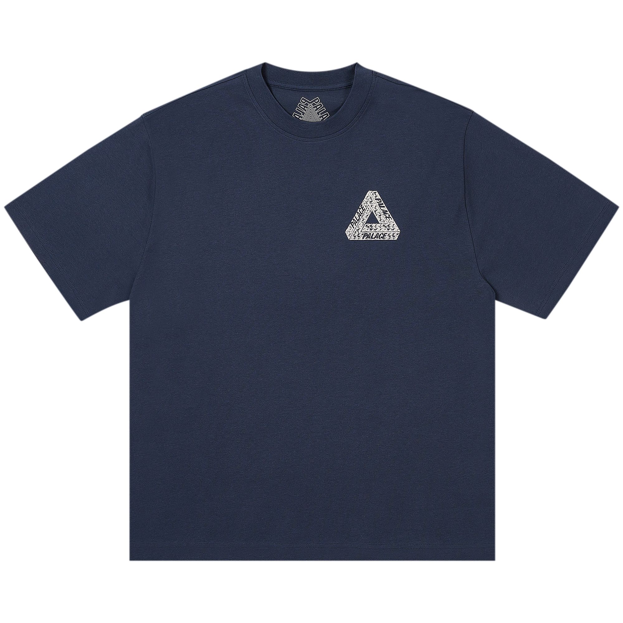 Pre-owned Palace Tri Slip T-shirt 'navy' | Blue | Men's Size L