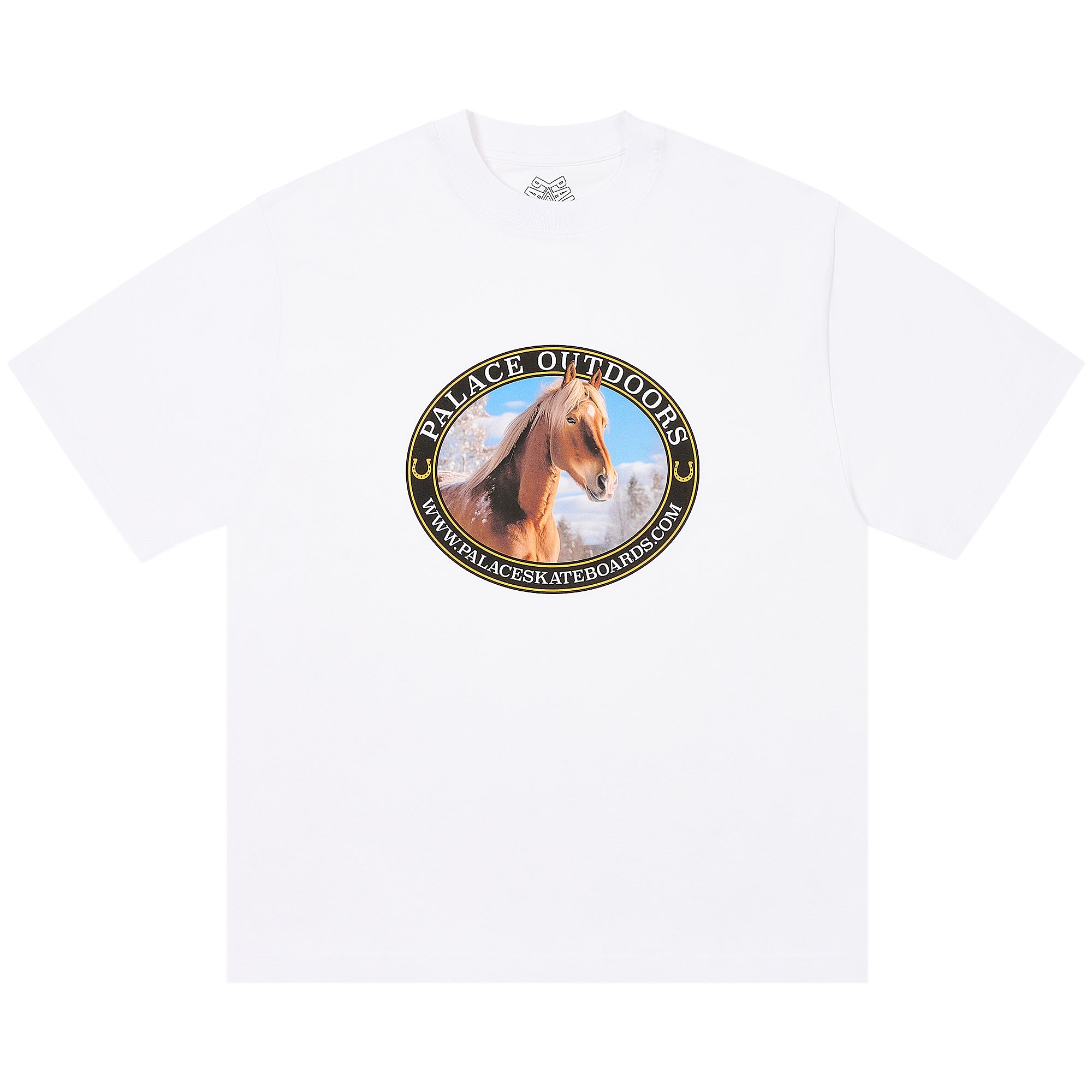 Pre-owned Palace Equestrian T-shirt 'white' | Men's Size Xl