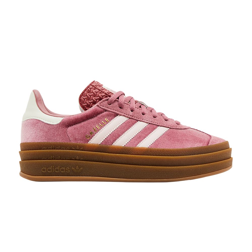 Pre-owned Adidas Originals Wmns Gazelle Bold 'preloved Crimson Velvet' In Pink