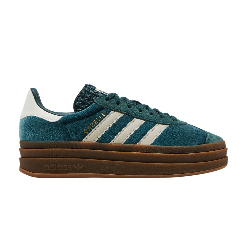Pre-owned Adidas Originals Wmns Gazelle Bold 'mineral Green Velvet'