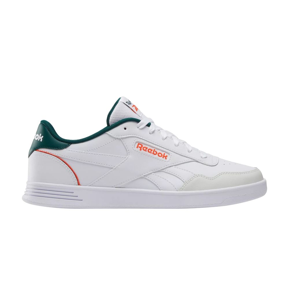 Reebok Court Advance 'White Collegiate Green Orange' | Men's Size 7 - 100212678