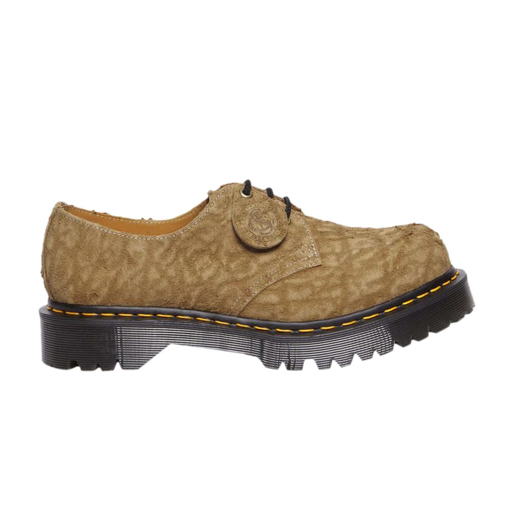Pre-owned Dr. Martens' Dr. Martens 1461 Bex Made In England Emboss Suede Oxford 'savannah Tan' | Men's Size 9