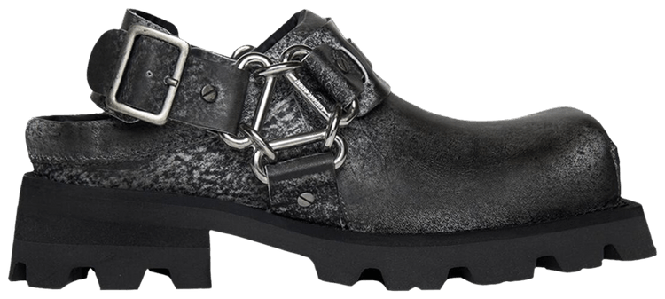 Acne Studios Balius Buckled Mule Black