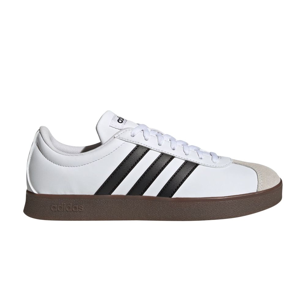 adidas Wmns VL Court Base 'White Black Gum' | Women's Size 9.5 - ID3714