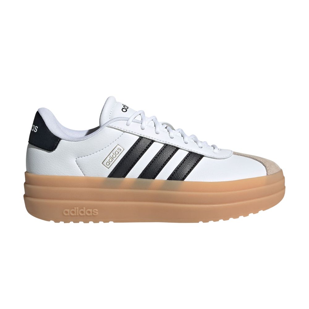 Pre-owned Adidas Originals Adidas Wmns Vl Court Bold 'white Black Gum' | Women's Size 7.5