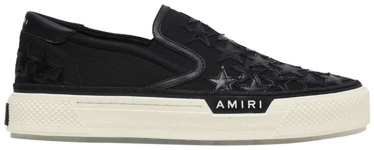 Amiri Stars Court Slip On Black