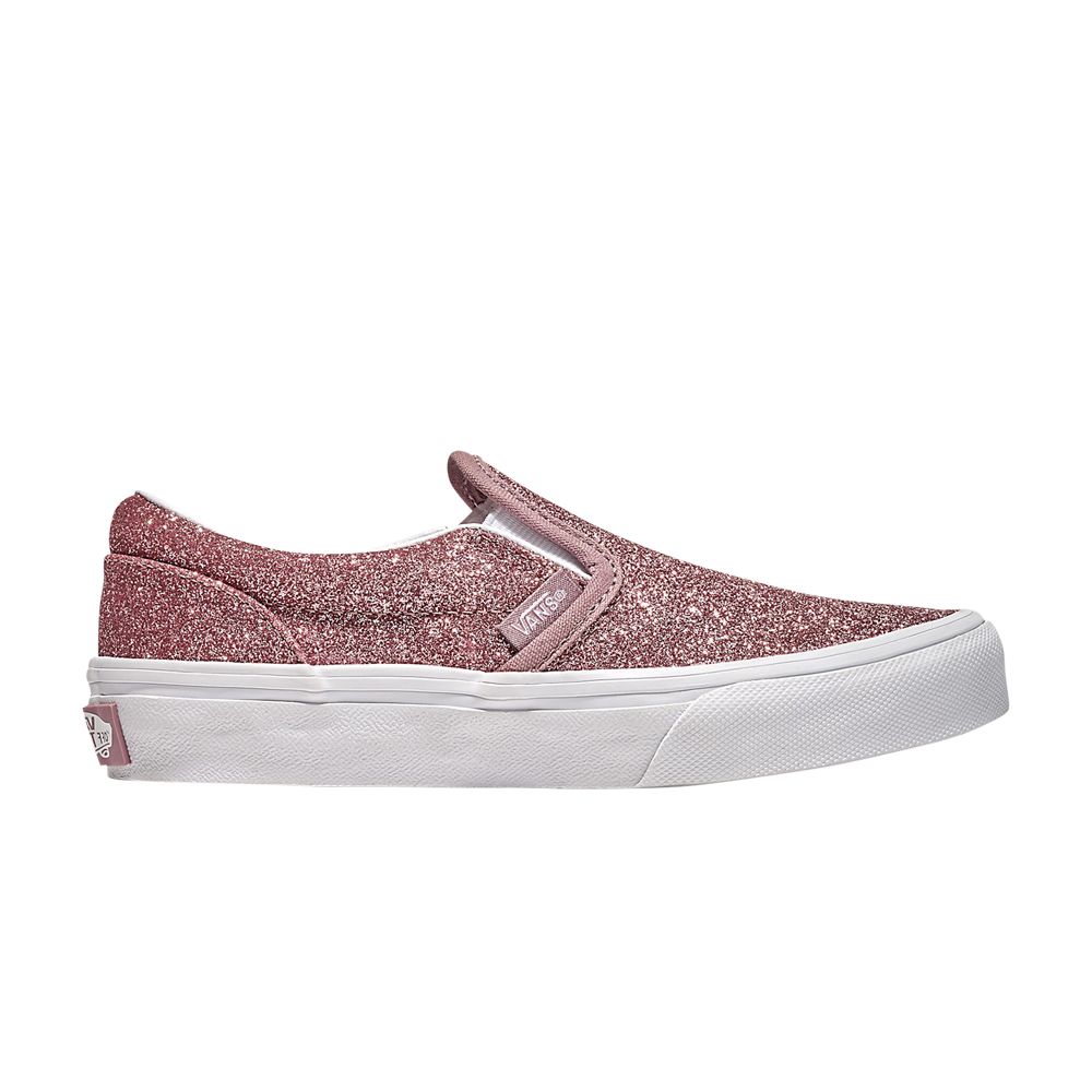 Pre-owned Vans Classic Slip-on Kids 'rose Gold Glitter' | Pink | Kid's Size 2.5
