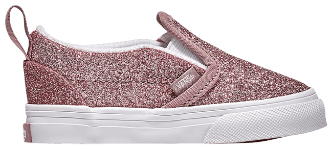 Buy Classic Slip-On V Toddler 'Rose Gold Glitter' VN000D0TFSL