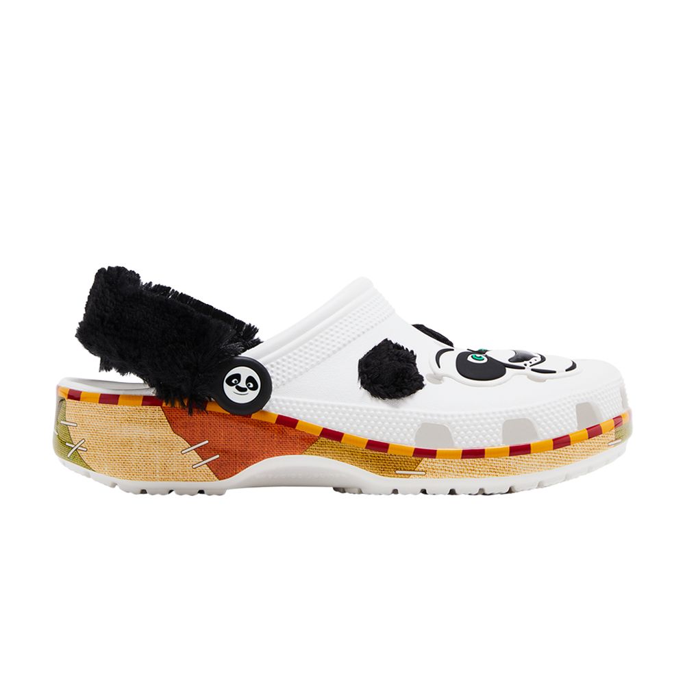 Pre-owned Crocs Kung Fu Panda X  Classic Clog Kids 'po' | White | Kid's Size 13