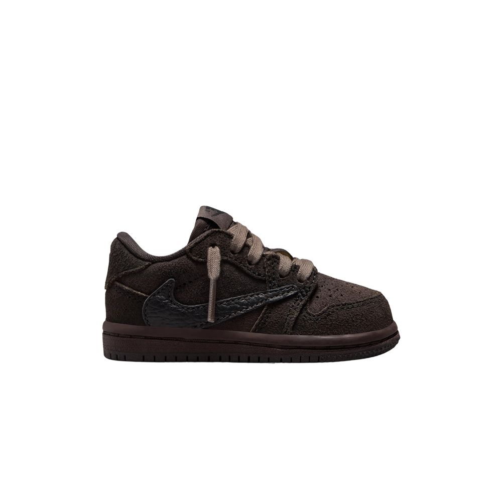Pre-owned Air Jordan Travis Scott X  1 Retro Low Og Sp Td 'velvet Brown' | Infant Size 9