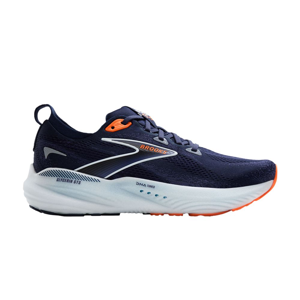 Pre-owned Brooks Glycerin Gts 22 'peacoat' | Blue | Men's Size 14