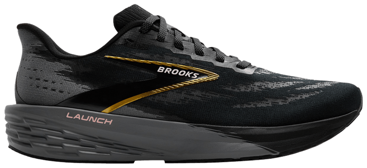 Brooks Launch 11 Black Grey Gold