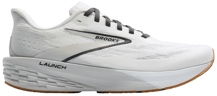 Brooks Launch 11 White Grey Black