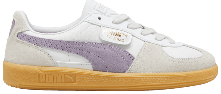 Puma Palermo Leather White Pale Plum Gum