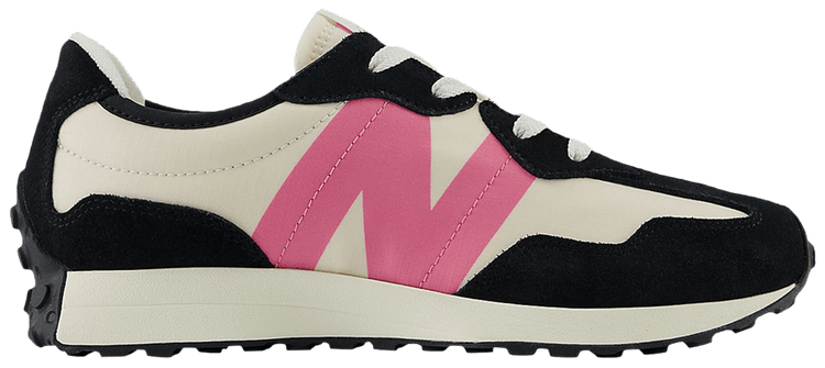 New Balance 327 Big Kid Black Real Pink