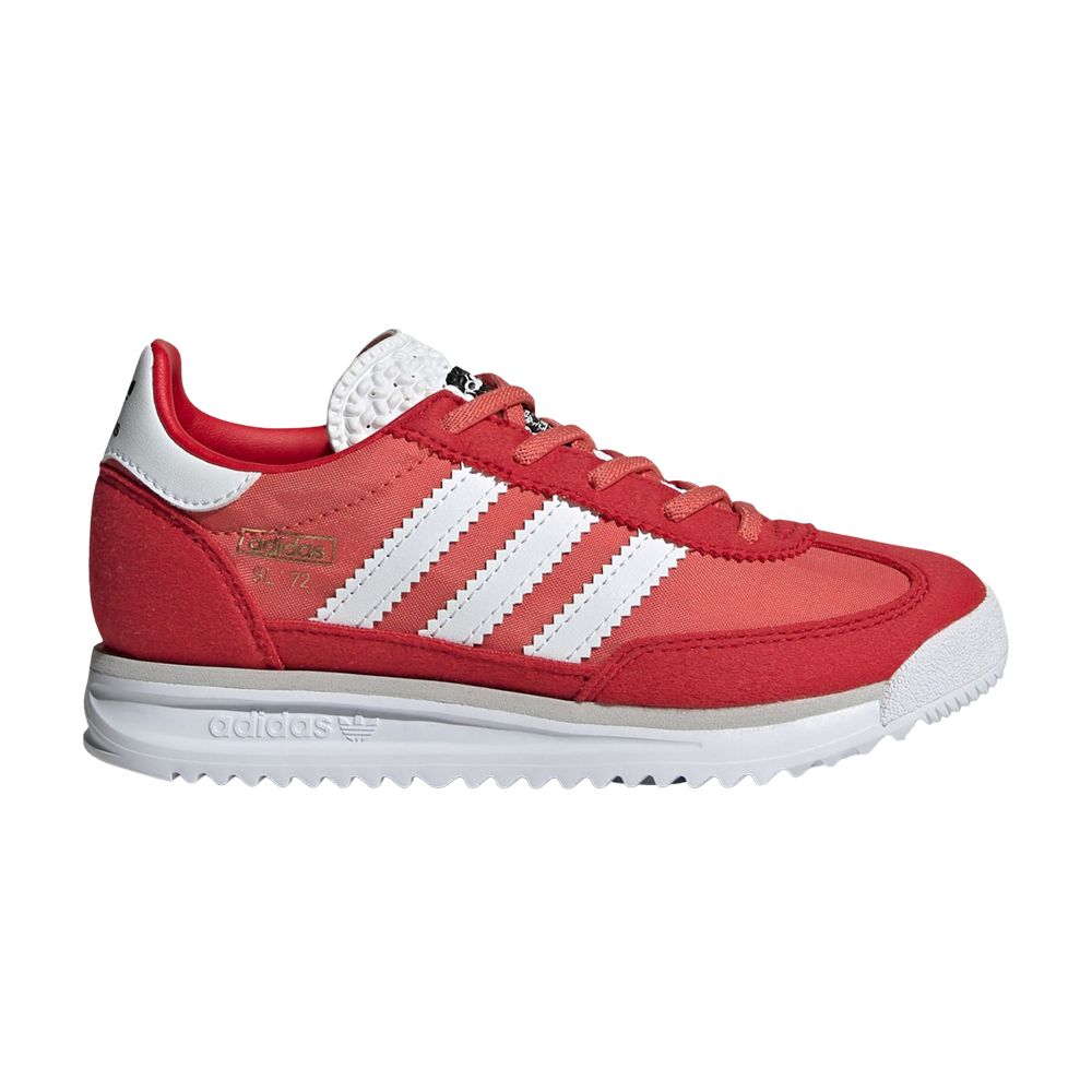 adidas SL72 RS Elastic Lace C 'Preloved Scarlet' | Red | Kid's Size 12 - IH2983